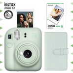 Instax Mini 12 Yeşil 10'lu Film Laporta Albüm ve Fotoğraf Makinesi Seti