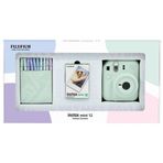 Instax Mini 12 Yeşil 10'lu Film Mandal Bundle Box ve Fotoğraf Makinesi