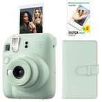 Instax Mini 12 Yeşil 20'li Film Laporta Albüm ve Fotoğraf Makinesi Seti