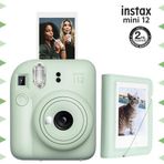 Instax Mini 12 Yeşil 28'li Mini Albüm ve Fotoğraf Makinesi Seti