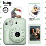 Instax Mini 12 Yeşil Çerçeve 10'lu Mini Film ve Fotoğraf Makinesi Seti