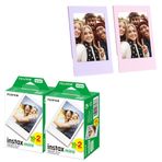 Instax mini 40'lı Film Lila ve Pembe 2 Fotoğraf Çerçevesi