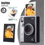 Instax Mini Evo Siyah Fotoğraf Makinesi 10lu Film ve Çerçeve