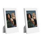 Instax Mini Film Uyumlu Beyaz 2'li Klasik Fotoğraf Çerçeve Seti
