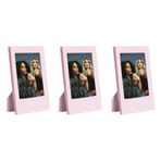 Instax Mini Film Uyumlu Pembe 3'lü Klasik Fotoğraf Çerçeve Seti