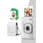 Instax Mini Liplay Fotoğraf Makinesi Çantalı ve 20'li Filmli Hediye Seti 1 - Beyaz