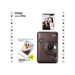 Instax Mini Liplay Hybrid Fotoğraf Makinesi + 20'li Film kahverengi