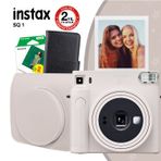 Instax SQ1 Fotoğraf Makinesi - Çanta - Albüm - 20'li Film Seti Beyaz