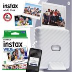 Instax Wide Link Akıllı Telefon Yazıcısı + Beyaz 10'lu Film Seti