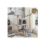 InStock Hamaklı Yuvalı Lüx Kedi Evi - Kedi Tırmalama Evi