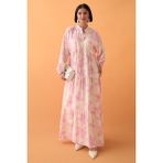 inStyle Kardelen Çiçeği Pembe Mango Elbise - 42