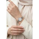 inStyle Sarmal Zincirli Şık Gümüş-Beyaz Kadın Kol Saati - Standart