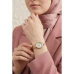 inStyle Yuvarlak Çerçeve Gold-Beyaz Kadın Kol Saati - Standart