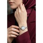 inStyle Yuvarlak Çerçeve Gümüş-Beyaz Kadın Kol Saati