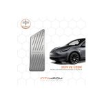 İntachrom Tesla Model Y Krom Ayak Dinlendirme Pedalı - 2019 ve Üzeri ( Düz Çizgili)