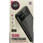 inteknoloji 10.000 Mah Kablolu Dijital Göstergeli Fenerli Mah Garantili Ince Tasarım Tx110 Powerbank