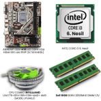Intel I3 6100 6. Nesil + H110 1151PIN Anakart + Işlemci Combo Fan + 16GB Ddr4 Ram Set Bundle