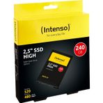 Intenso 2,5" High 240 GB 500MB/S - 450 Mb/s SSD