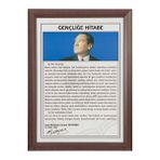 İnter INT-826 35X50 cm Alüminyum Çerçeve Duvara Monte Gençliğe Hitabe