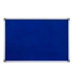 İnter Mantar Pano Çuhalı 60X90cm Mavi Kumaş Kaplı