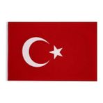 İnter Türk Bayrağı 40X60 - 4 Adet