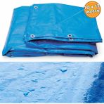 İnterbag Su Geçirmez Hazır Ebatlı Pvc Branda Çadır Gölgelik Tente 10X12MT Mavi