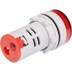 Intercom Ad22-22V-Dc 22 Mm Dıjıtal Voltmetre 5-60V Dc Kırmızı