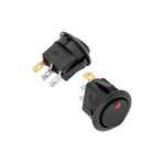 İntercom IC-132A Işıklı 3 Pinli 12 Volt DC 20 Amper Açma-Kapama Anahtarı