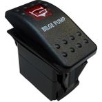 INTERCOM SİNTİNE POMPA IŞIKLI 3P ON-OFF 12-24V MARIN SWITCH (IC-134M-S8)