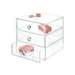 Interdesign 35300 M4EU Çekmeceli Organizer 3 , Şeffaf, 4 Adet, Şeffaf, 1 Parça - standart