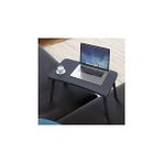 Intergo Renkli Laptop Sehpası Antrasit Katlanabilir Yatak Koltuk Üstü Ergonomik Tasarım ve Modern Dekor Uyumlu - Altın - 35 cm x 59 cm