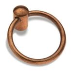 Interio Halka Kulp Sarkaç Çap 6cm Antik Bakır
