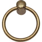 Interio Halka Kulp Sarkaç Çap 6cm Antik Sarı