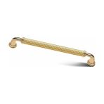 Interio Melis Altın Lüks Mobilya Dolap Çekmece Kulp 256mm