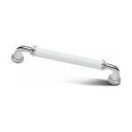 Interio Melis Beyaz Krom Lüks Mobilya Dolap Çekmece Kulp 160MM - Beyaz - Gümüş / Oda