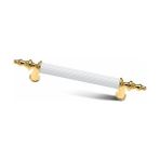 Interio Rustik Kulp Modelleri Lüks Modern Mutfak Dolap Çekmece Mobilya Kulbu 288MM Beyaz Altın