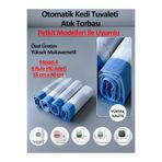 Internal Otomatik Kedi Tuvaleti Poşeti Petkit Uyumlu akıllı kedi tuvaleti poşeti - 4 Rulo (40 ADET) muadil Petkit poşeti