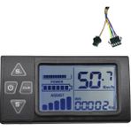 İnternet 24V 36V 48V 60V S861 LCD Ebike Ekran Pano Metre Elektrikli Bisiklet Için Bldc Denetleyici Kontrol Paneli (Sm Fiş) (Yurt Dışından) - option - Renkli