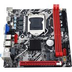 Internet B75 Ms Masaüstü Anakart Lga 1155 2xddr3 Yuvaları Ev Ofis Için 16G'YE Kadar Pcı-E 16X B75 Anakart (Yurt Dışından) - Black