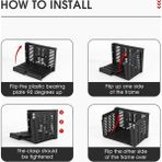 İnternet Yeni Katlanır Mtx Arka Bisiklet Sepeti, 31.5 X22.5X20.5CM/12.4 Inçx8.8 Inçx8.0 Inç(Açık)Evrensel Bisiklet Sepetleri, Bisiklet Depolama (Yurt Dışından) - option - Renkli