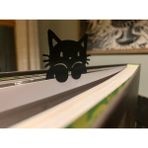 Internos Design 3’lü Sevimli Kedi Kitap Ayracı Seti - Siyah