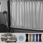 İntero Volkswagen Transporter T5 Camlı Van Raylı Perde Seti Siyah