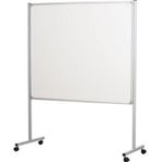 İnterpano 80*120 Alüminyum Çerçeve Laminant Yüzeyli Tekerlek Ayaklı Beyaz Yazı Tahtası