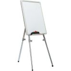 Interpano 80X120 Teleskopik Ayaklı Beyaz Yazı Tahtası Alüminyum Çerçeve Laminant Yüzey