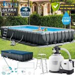 İntex 26378 975x488x132cm Ultra XTR Prefabrik Aile Havuzu Deluxe Set