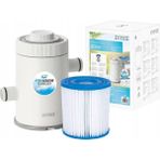 intex 26602 Elektrikli Kartuş Filtreli Temizleme Motoru Gri 1250 Litre/saat Dayanıklı Tasarım