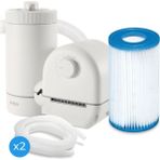 Intex 26636 Elektrikli Kartuş Filtreli Devir Daim Temizleme Motoru 5678 Litre/saat - Gri