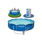 İntex 282001 Prefabrik Aile Havuzu 305x76Cm 220v Temizleme Filtreli