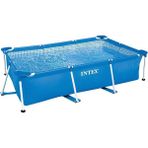 Intex 28270 Dikdörtgen Prefabrik Aile Havuzu 220X150X60 CM Ağır Hizmet Tipi PVC ve Polyester Malzeme