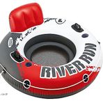 Intex 56825 River Run Fileli Koltuk Simit 135 cm Kırmızı, su sporları, plaj malzemesi, şişme ürün, yüzme aksesuarı, kamp, dalış, güvenlik